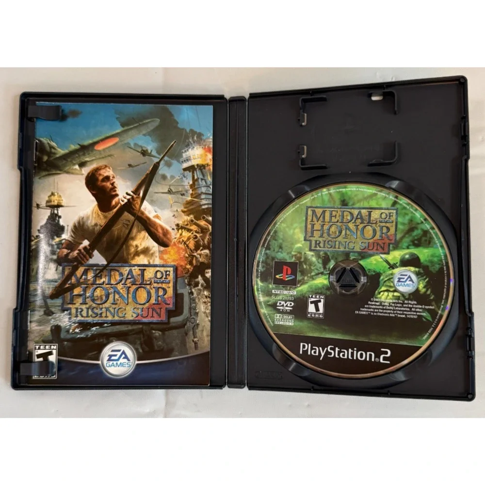 Medal of Honor Rising Sun Sony PlayStation 2 PS2 Complete CIB